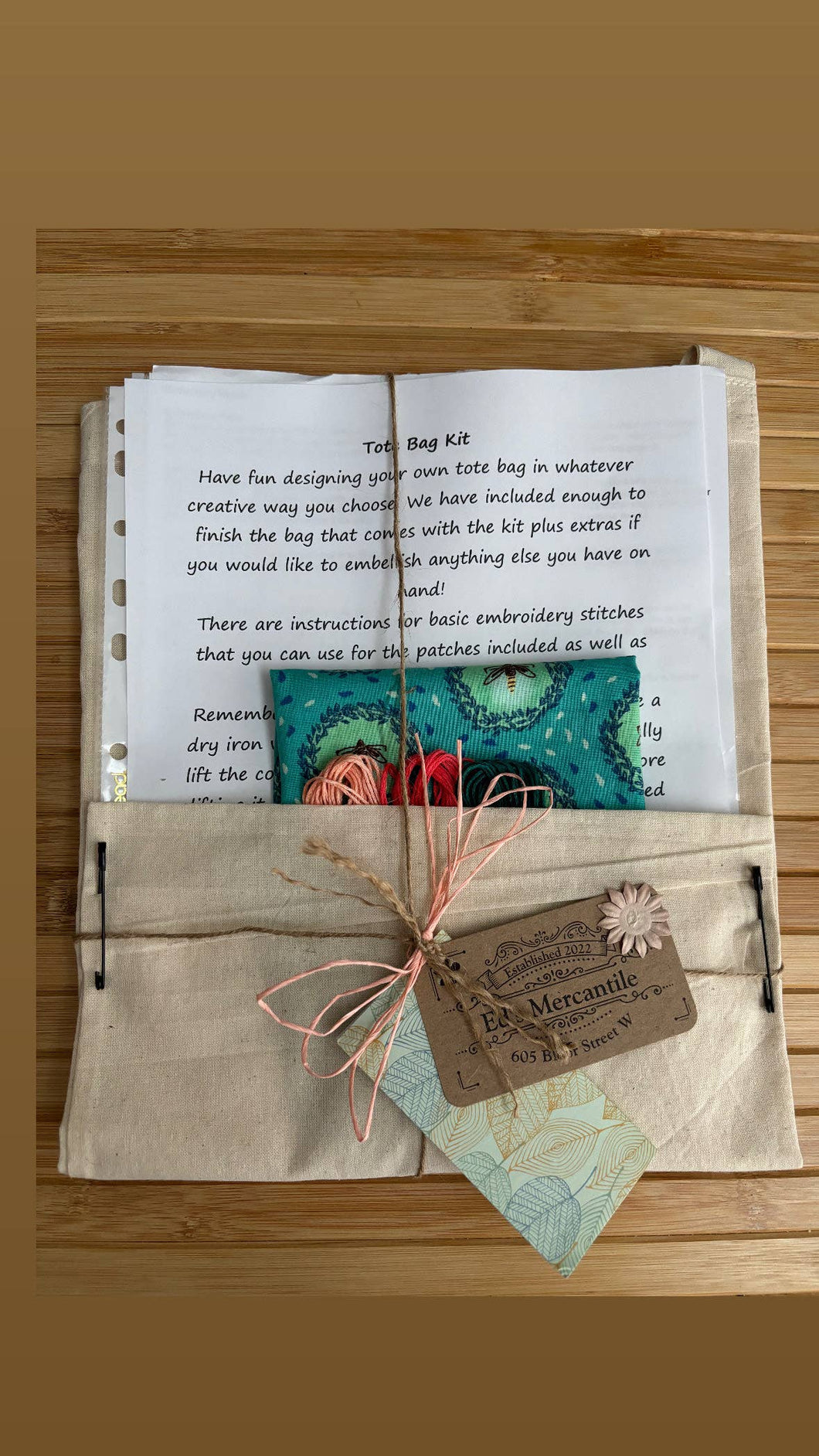 DIY Tote Bag Kit (coming soon)
