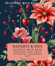 Naughty & Nice Coconut Milk Bath Salt Sachet | Fir + Mint