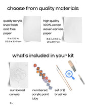 Hibiscus Paint-By-Numbers Peace Practice Kit