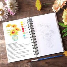 Blooms & Bouquets Watercolor Workbook