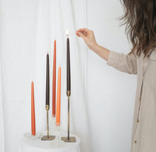 Taper Candles - Pair Terracotta
