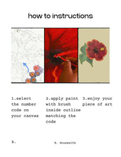 Hibiscus Paint-By-Numbers Peace Practice Kit
