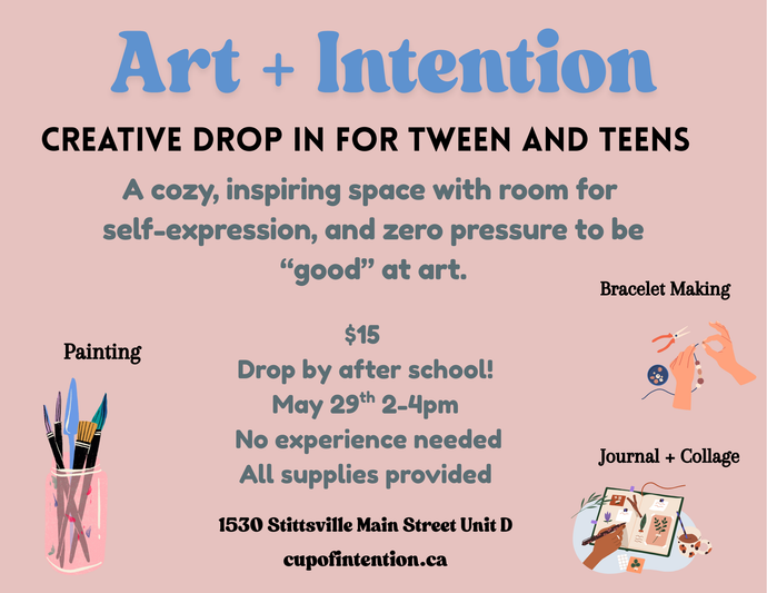 Tween + Teen Drop In May 29th 2-4pm