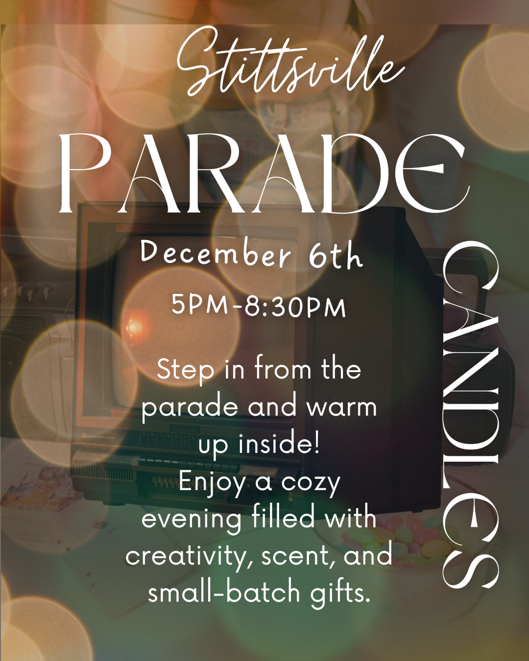 Stittsville Parade Night Candle Making Drop In December 6