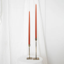 Taper Candles - Pair Terracotta