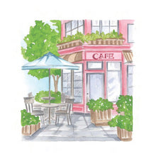 Cozy Cafés Watercolor Workbook