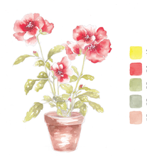 Blooms & Bouquets Watercolor Workbook