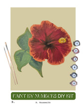 Hibiscus Paint-By-Numbers Peace Practice Kit